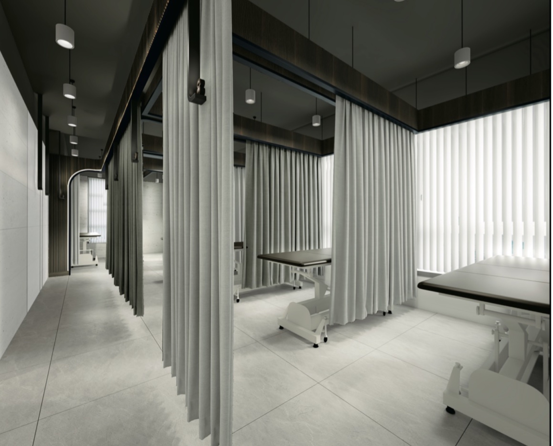 Private physiotherapy treatment area at MyoRehab